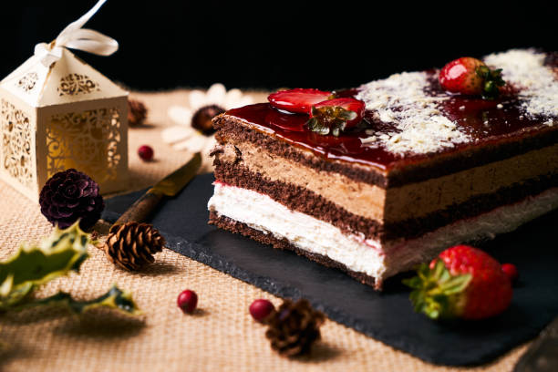istock Delicious Christmas cake souffle 878901938