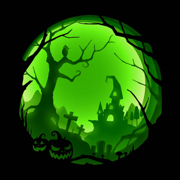 3,600+ Green Halloween Background Illustrations, Royalty-Free Vector  Graphics & Clip Art - iStock