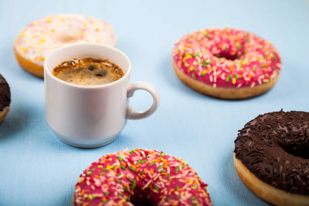 istock Donuts and a cup of coffee 878943018
