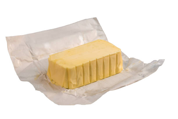 istock Plate of butter wrapping ready to eat 878973936