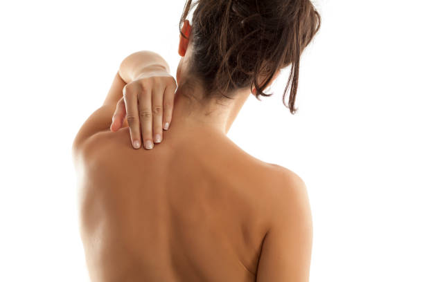 istock Women have neck and shoulder pain 878981218