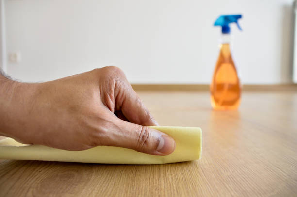 istock cleaning the floor in his home 878981458