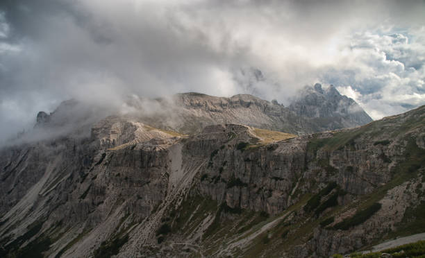 istock Dramatic panorama of the Dolomites 879011702
