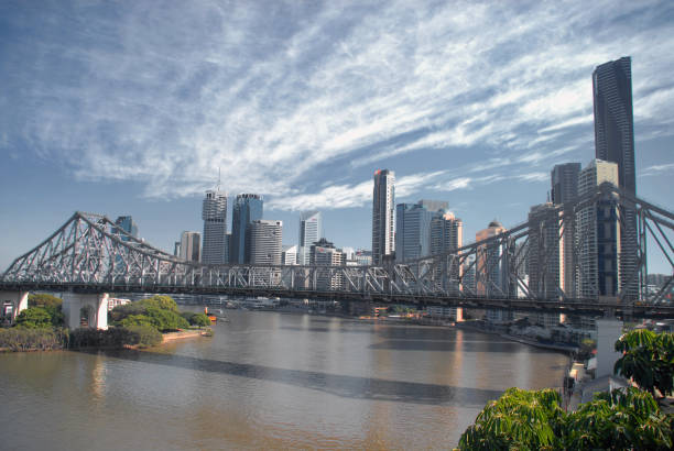 istock Skyline of Brisbane and Story Bridge 879012332