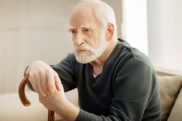 istock Portrait of upset man that looking forward 879027642
