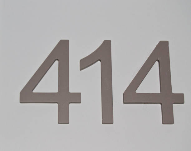 house or hotel room numbers on clear gray surface, For graphical concept