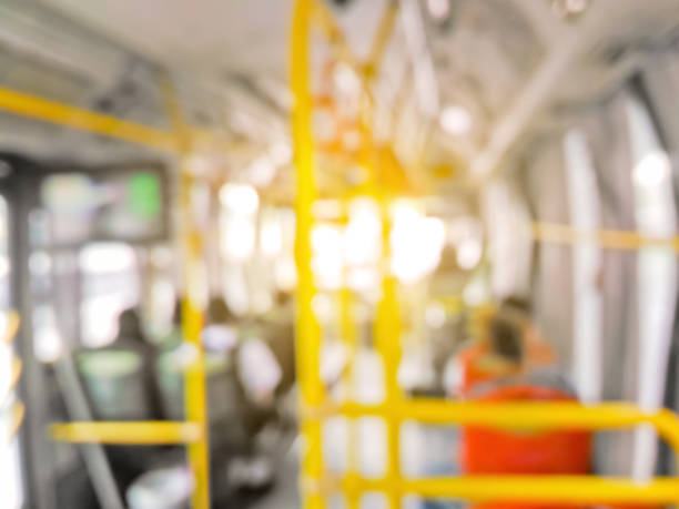 istock Blurred people sitting on the bus 879053654