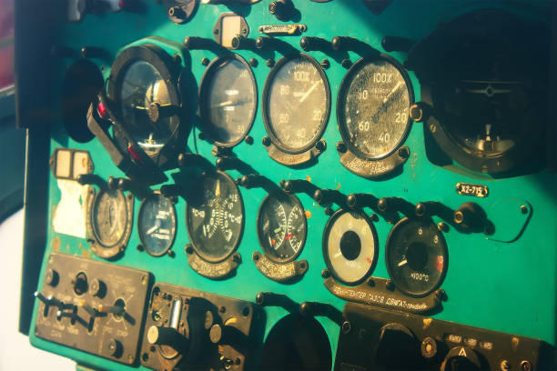istock The cloche of Soviet military aircraft 879070880