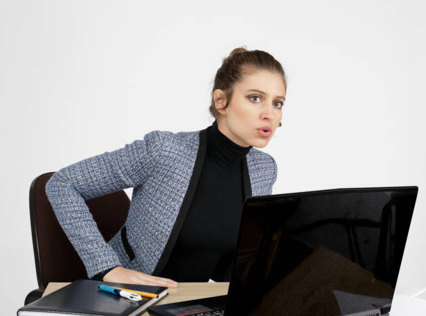 istock Harassment at work businesswoman who sent abusive text 879077136