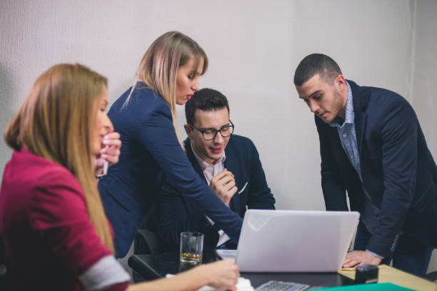 istock Image of business partners discussing documents and ideas at meeting 879103386