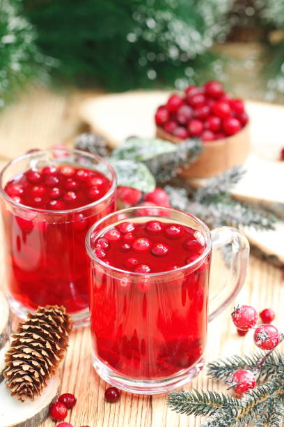 istock Cranberry drink and fresh berries 879111832