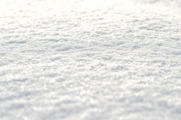 istock Background of fresh white snow sparkling in the sun texture. Copyspace for text. 879112002