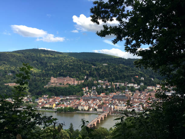 istock The panoramic view of Heidelberg view from Philosophenweg 879134556