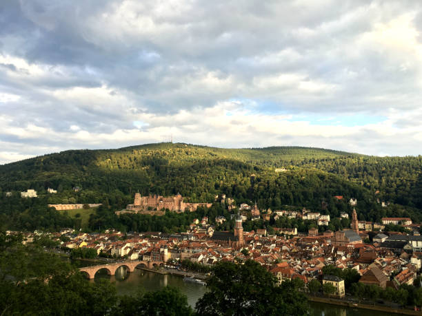 istock The panoramic view of Heidelberg view from Philosophenweg 879134726