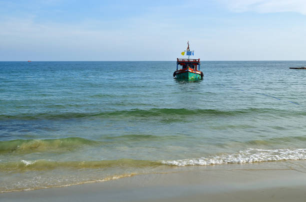 istock Boat in sea, Thailand 879145458