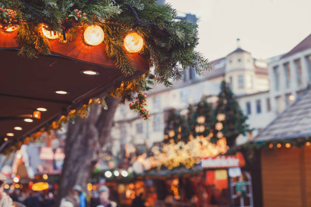 istock christmas market in Germany 879151412