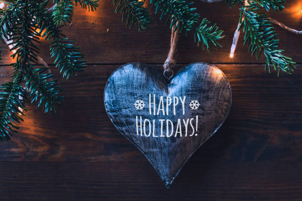 happy holidays greeting card