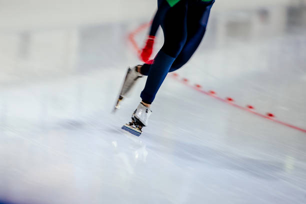 istock woman legs athlete speed skater blurred motion 879167026