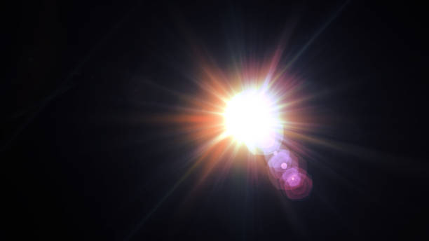 istock Digital lens flare , Abstract overlays background. 879176472