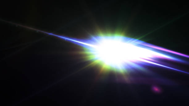 istock Digital lens Flare , Light transition, lens flare, light leaks  ,Abstract overlays background. 879176496