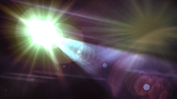 istock Digital lens flare , Abstract overlays background. 879176716