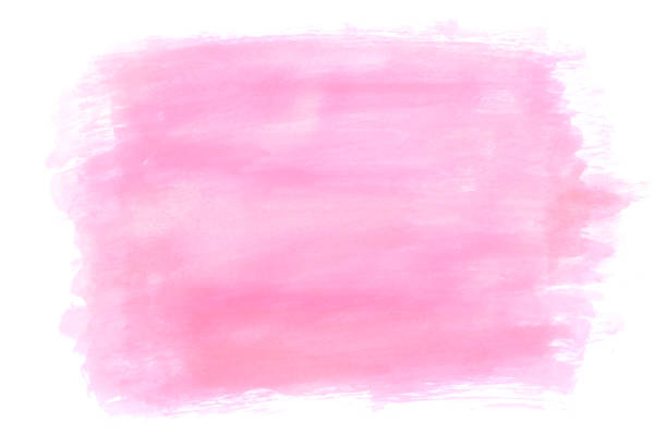 istock Pink watercolor paint background 879180084