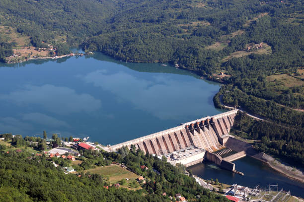 istock hydroelectric power plant on river landscape 879180184