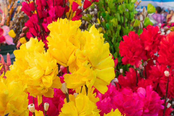 istock Colourful handicrafts for sale. 879195722