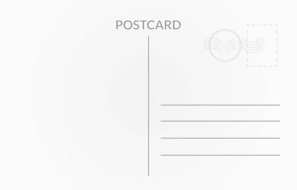 ilustrações de stock, clip art, desenhos animados e ícones de travel card design. - envelope invitation greeting card blank