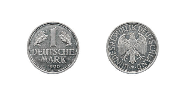 istock One deutsche mark, Germany coin 1990 879248930