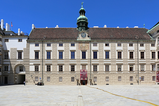 VIENNA, AUSTRIA - JULY 11, 2015: BDA Federal Monuments Office Building for Cultural Heritage in Vienna, Austria.