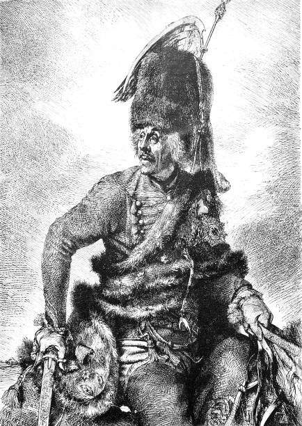 istock Prussian General Hans Joachim von Zieten in uniform sitting on a horse 879258278