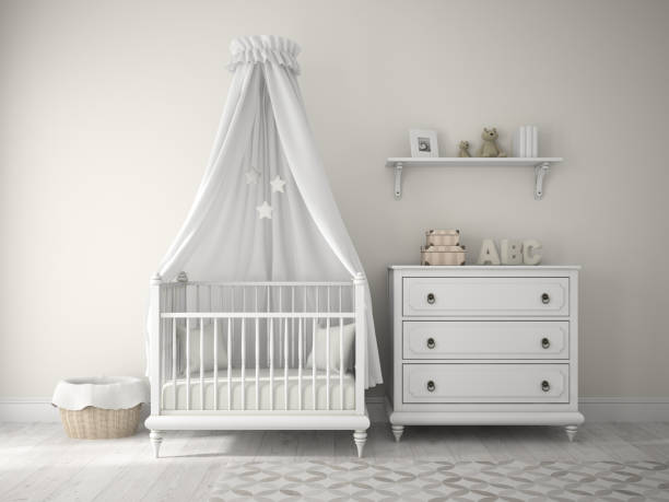 istock Part of classic children room 3D rendering 879279648