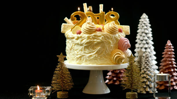 istock 2018 Happy New Year showstopper cake 879280128
