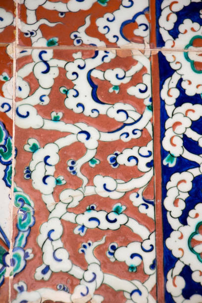istock Ottoman ancient Handmade Turkish Tiles 879290570