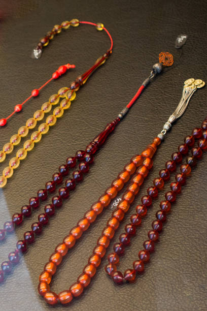 istock Set of praying beads of various color 879290724