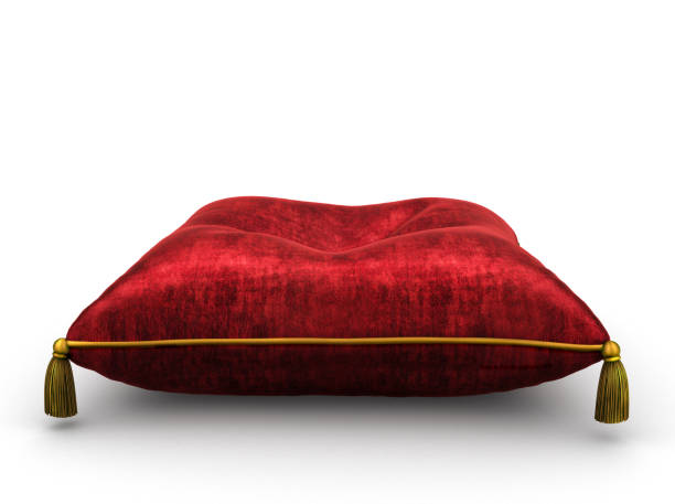 istock royal red velvet pillow on white background 879301764