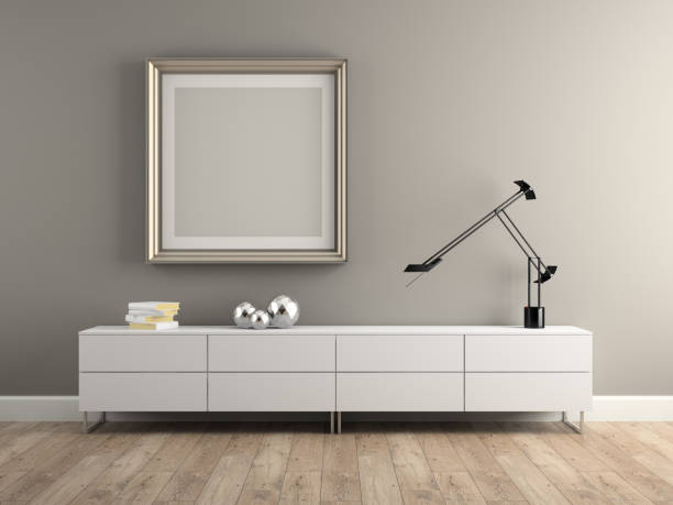 istock Part of Interior modern design room 3D rendering 879302578