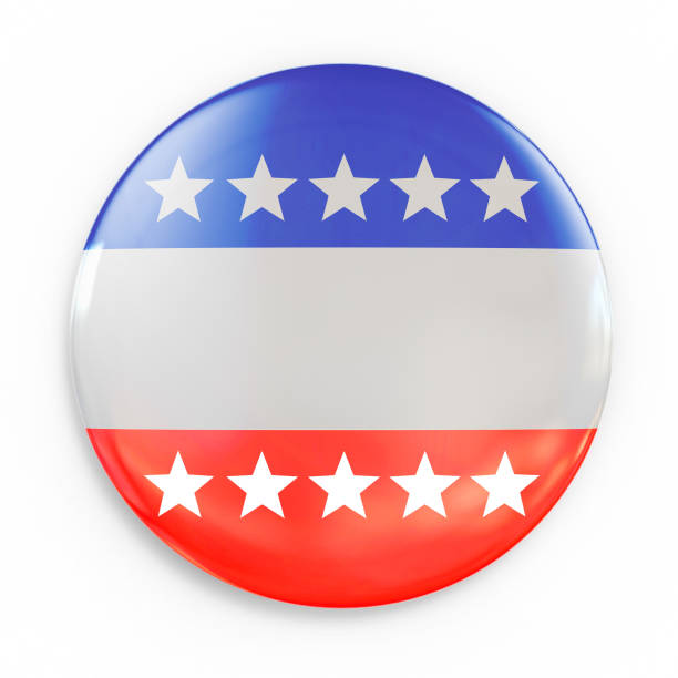 istock Vote badge 3d isolated illustration 879308410