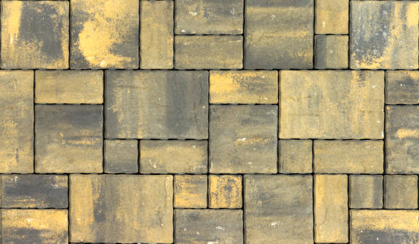 istock A sample of concrete paving slab for laying tracks 879311846
