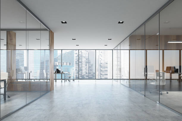 istock White and wood open space and meeting room 879311946