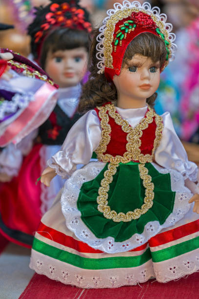 istock Dolls dressed in traditional Hungarian folk costumes 879311960
