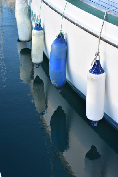 istock Fenders hanging from boat 879321762