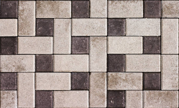 istock A sample of concrete paving slab for laying tracks 879322110