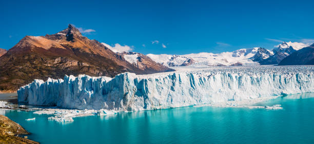 istock Panorama of glacier Perito Moreno in Patagonia 879331700