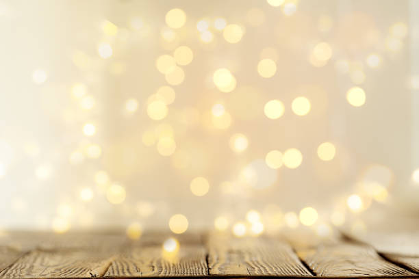 istock Background of glowing garlands 879358326
