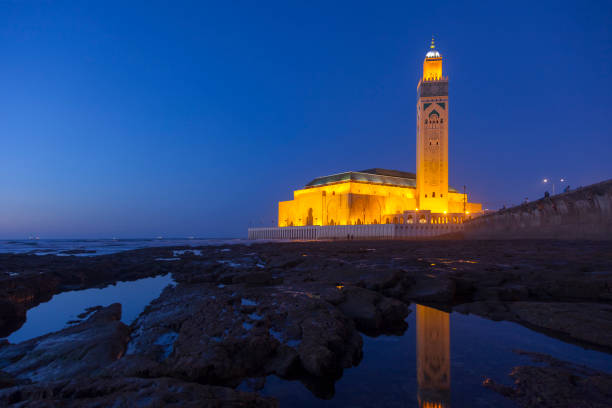 Hassan II Mosque in Casablanca, Morocco Hassan II Mosque in Casablanca, Morocco casablanca stock pictures, royalty-free photos & images