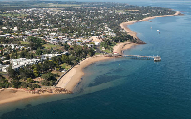 istock Flying over Phillip island, Victoria Australia. 879427390