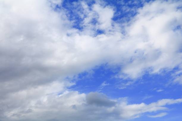 istock blue sky bright and big cloud beautiful, art of nature  with copy space for add text 879444582