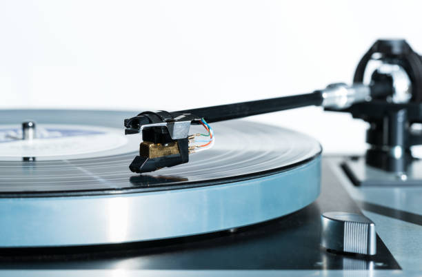 istock High quality vinyl record deck and tone arm 879454588
